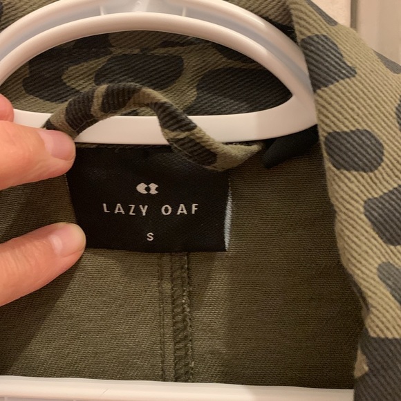 Lazy Oaf Leopard Chore Coat Jacket - Picture 4 of 7